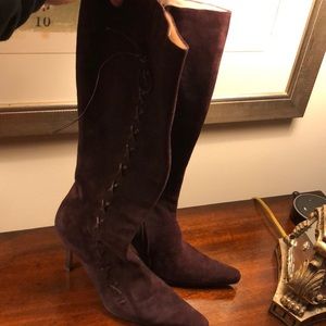 Purple Suede Gianni Milanesi